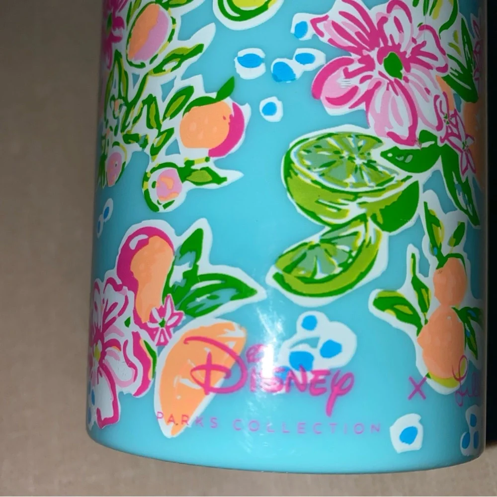 Lilly Pulitzer Disney Tumbler‎ Cup Mickey Minnie Mouse Ibiza Lilly Loves Disney